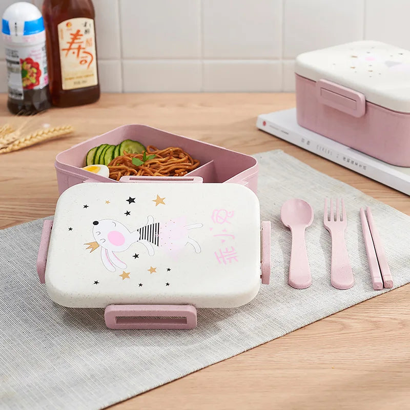 TUUTH Cute Cartoon Lunch Box