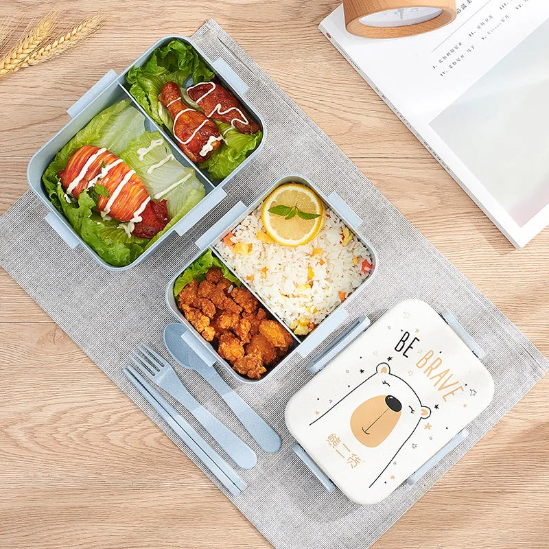 TUUTH Cute Cartoon Lunch Box