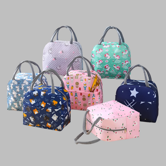 Portable Cartoon Tote Thermal Lunch bag