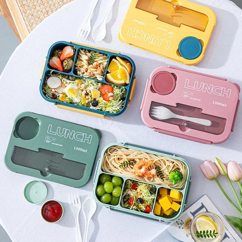 Compartment 1300ML Portable Lunch Box