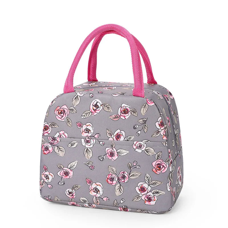 Insulated patterned lunch bags