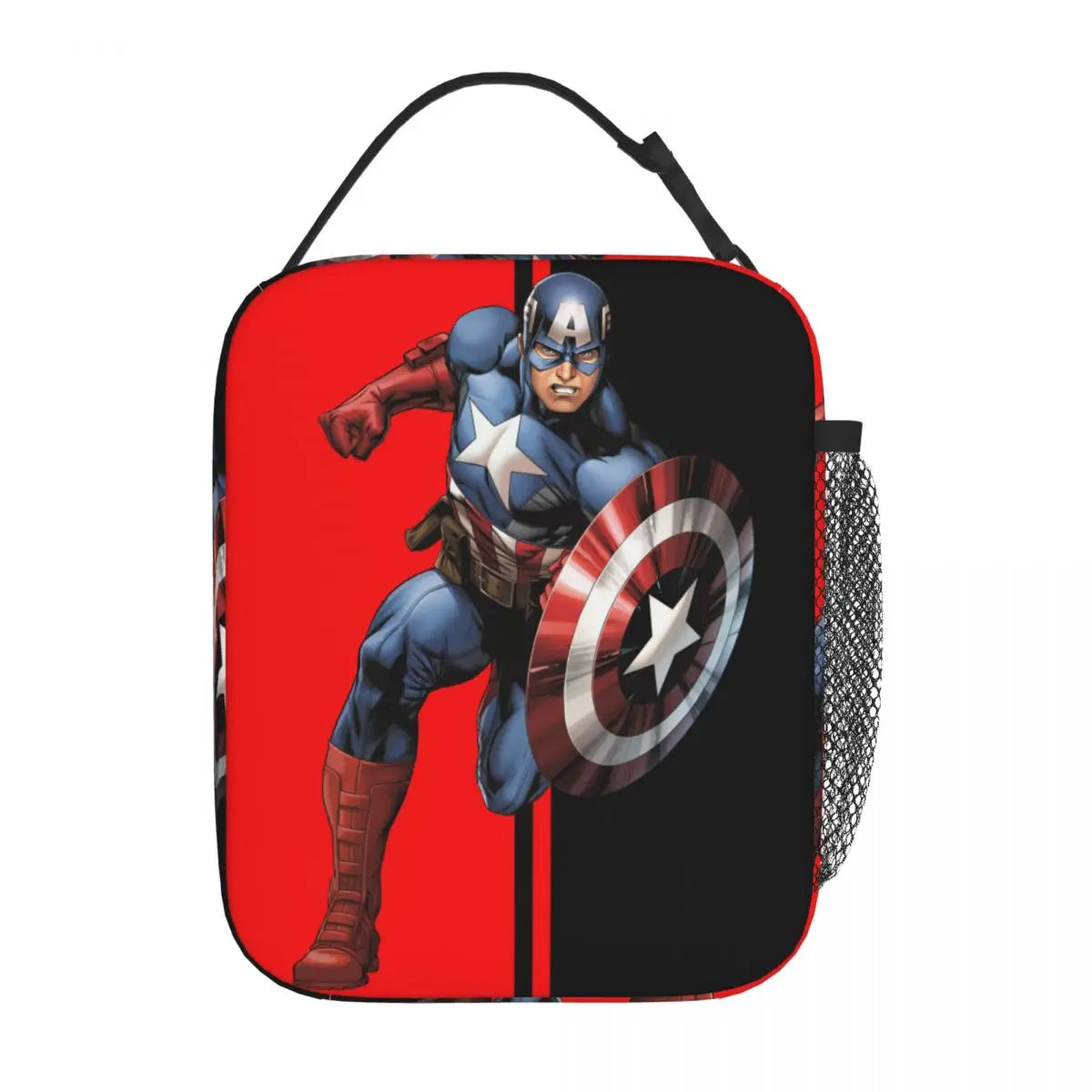 Custom Captain America Resuable Lunch Box