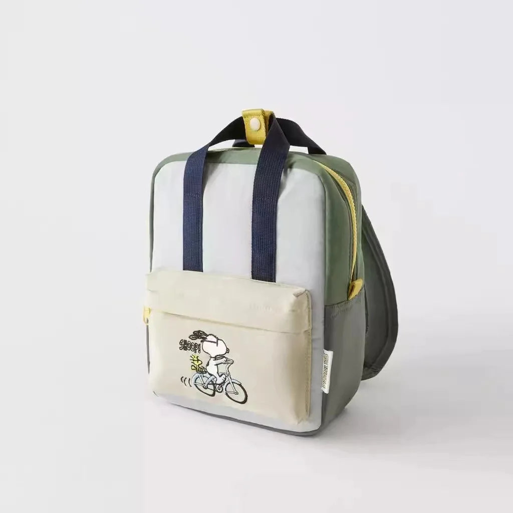 Snoopy Racing bike Backpack