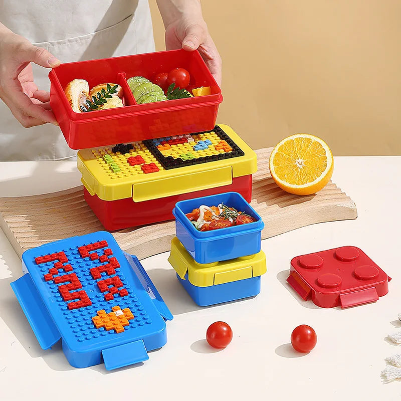 DIY LEGO Building Block Lunch Box