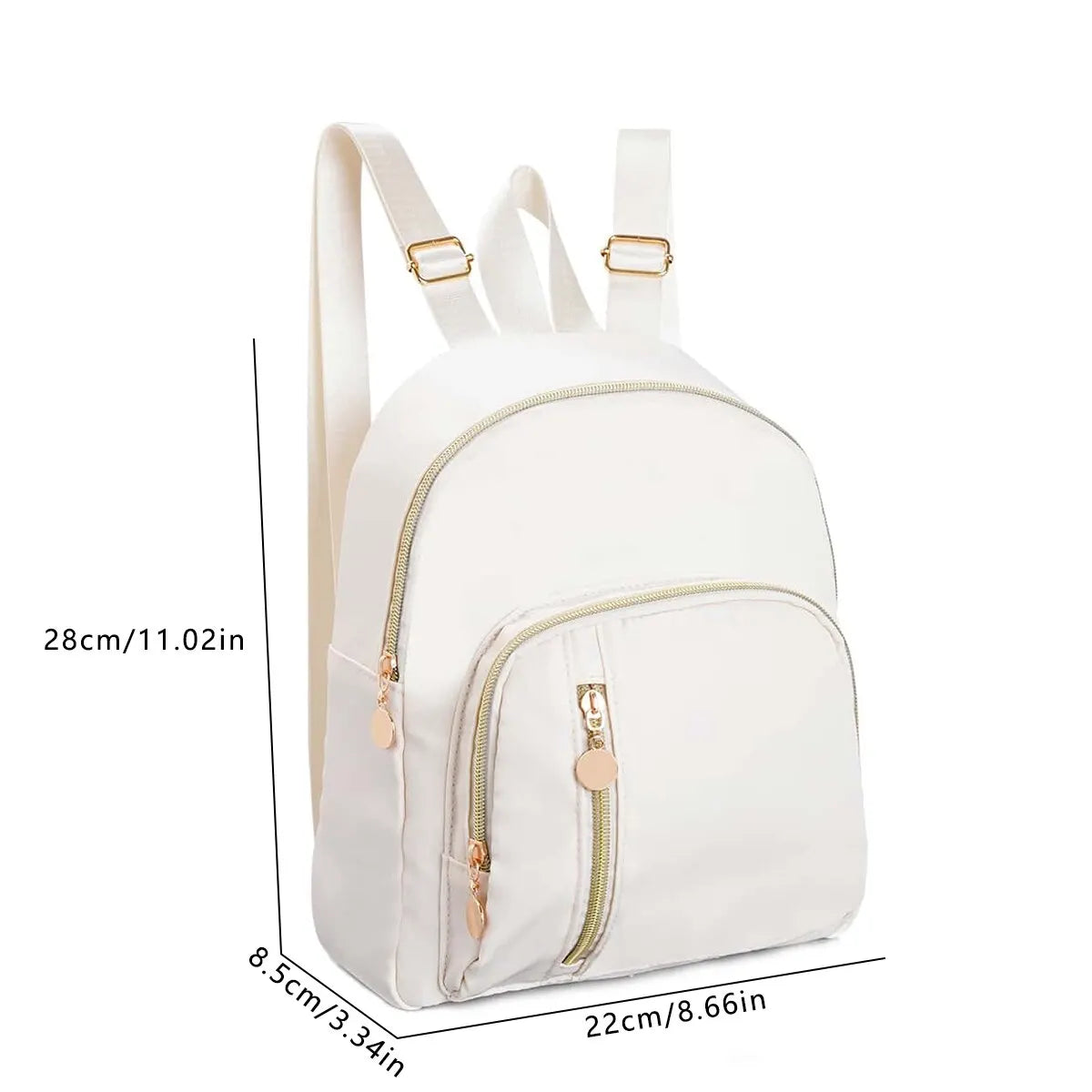 Beige Classic Backpack