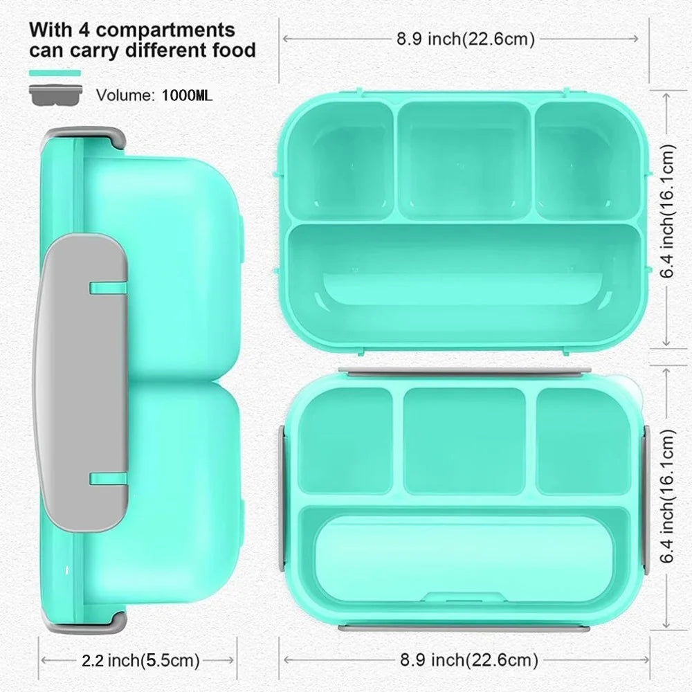 1000mlKids Lunch Box Snack Storage Container