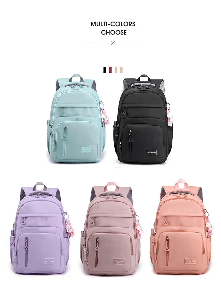 Multi Pockets Waterproof Casual Simple Style rucksack