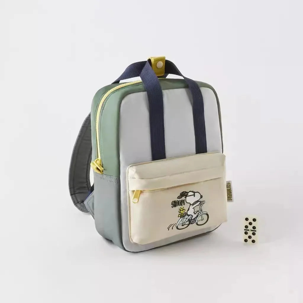 Snoopy Racing bike Backpack