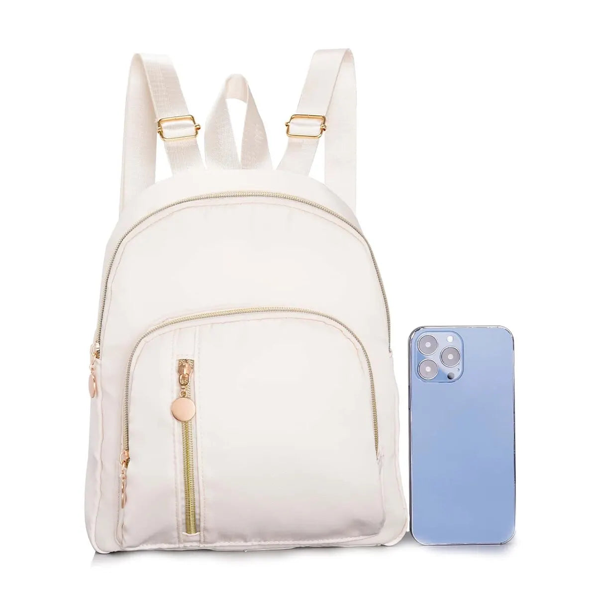 Beige Classic Backpack