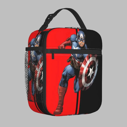 Custom Captain America Resuable Lunch Box