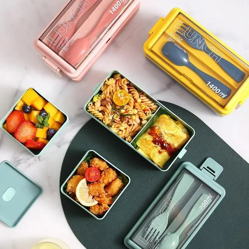 2 Layer Portable Leakproof  Bento Box