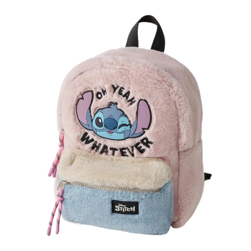 Cartoon Stitch Fluffy Mini Schoolbag